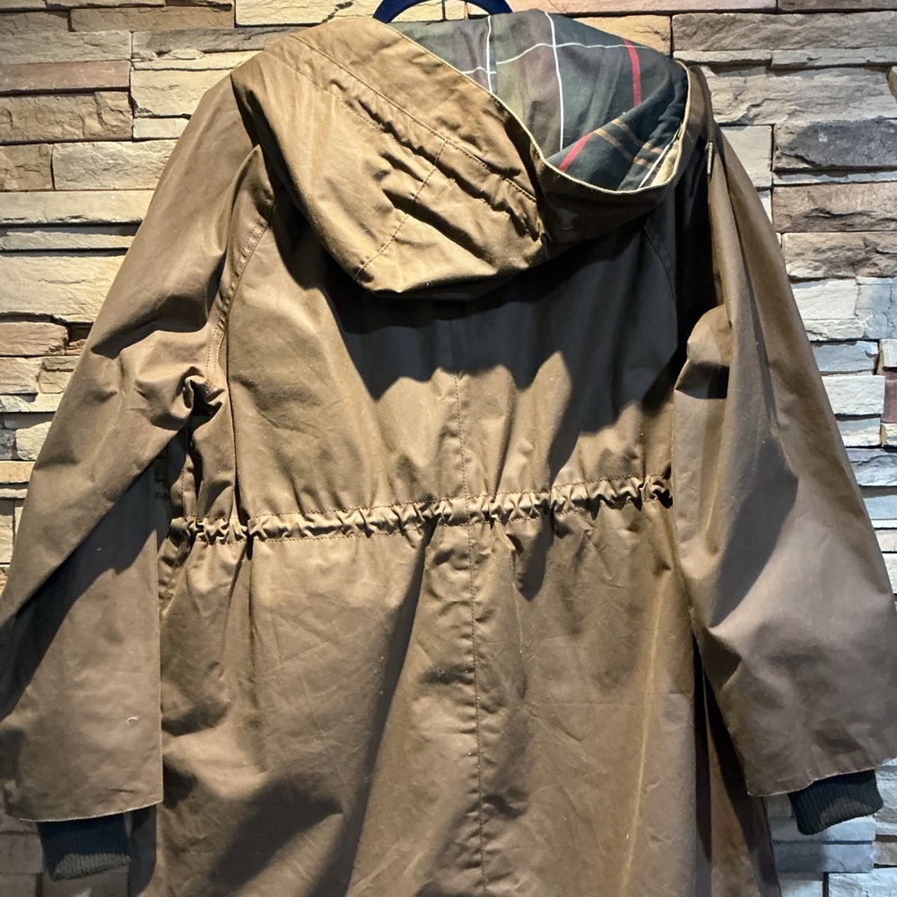 NWT Barbour Womens Brinian Wax Bark Jacket size 10 - Picture 12 of 12